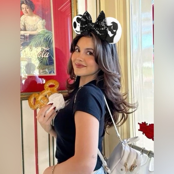 Oogie Boogie Nightmare Before Christmas Jack Skellington Mouse Ears Headband - Picture 6 of 6